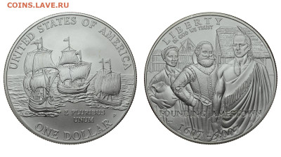 США. 1 доллар 2007 г. АЦ. Джеймстаун. До 27.11.19. - DSH_5235.JPG