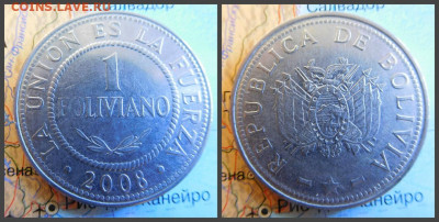 Боливия 1 боливиано, 2008 - 20