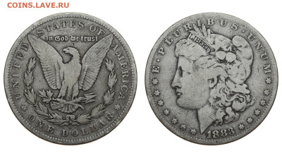 США. 1 доллар 1883 г. Морган. До 27.11.19. - 1883.JPG