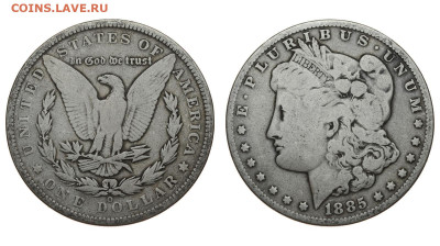 США. 1 доллар 1885 г. Морган. До 27.11.19. - 1885.JPG