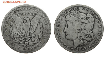 США. 1 доллар 1887 г. Морган. До 27.11.19. - 1887.JPG