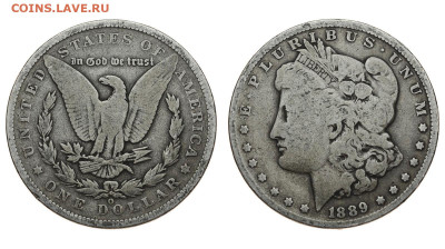 США. 1 доллар 1889 г. Морган. До 27.11.19. - 1889.JPG