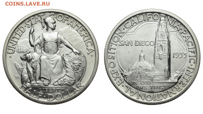 США. 50 центов 1935 г. Выставка в Сан-Диего. До 27.11.19. - Р126.JPG