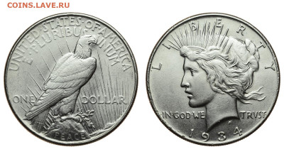 США. 1 доллар 1934 г. Peace. До 27.11.19. - Р130.JPG