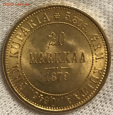 Финляндия:20 марок 1879 и 1904, 10 марок 1878 и 1 марка 1907 - F9AAFD4A-36C9-4A9F-993A-700D1835CB4D