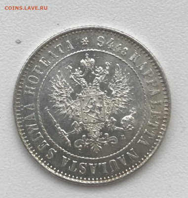 Финляндия:20 марок 1879 и 1904, 10 марок 1878 и 1 марка 1907 - 03520CD0-635E-4052-8509-9AB1B423B664