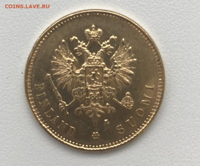 Финляндия:20 марок 1879 и 1904, 10 марок 1878 и 1 марка 1907 - 4B251891-0A6E-4AEC-8269-6D97B0774A3B