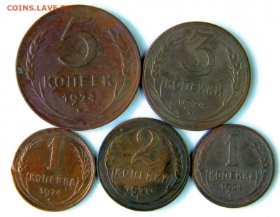 1-5 копеек Год: 1924 Окончание: 30.11.19 20-00 мск - DSCN9414.JPG