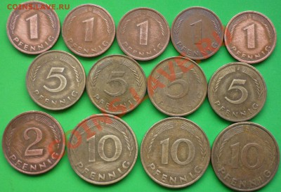 1 пфениг 68,85,88 гг. и 5 пфениг 81 г. - P1050242.JPG