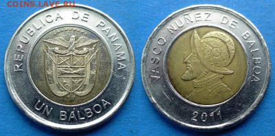 Панама - 1 бальбоа 2011 года (БИМ) до 2.12 - Панама 1 бальбоа, 2011