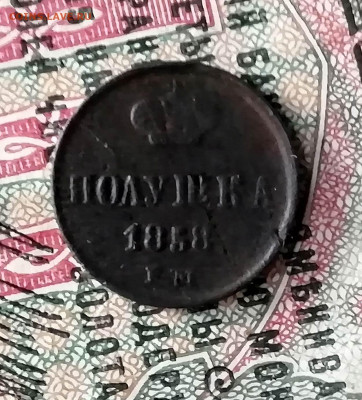 полушка 2шт. и денежка 1856г.1858г.1860г. - IMG_20191126_140227