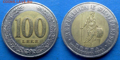 Албания - 100 леков 2000 года (БИМ) до 2.12 - Албания 100 леков, 2000