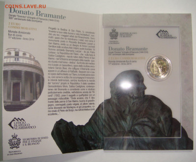 САН-МАРИНО 2 евро 2015 Браманте блистер с 200Р. До 25.11_ПН - 02.JPG