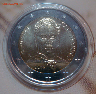 САН-МАРИНО 2 евро 2014 Пуччини блистер с 200Р. До 25.11_ПН - 03.JPG