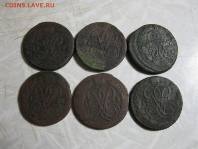 лот денги Елизаветы 1758-60 - IMG_2172.JPG