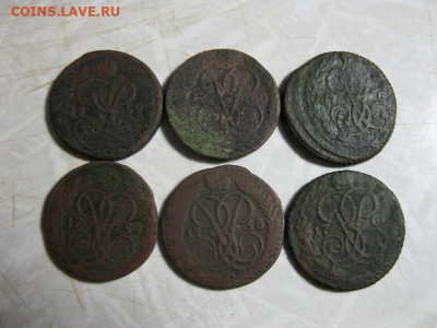 лот денги Елизаветы 1758-60 - IMG_2170.JPG
