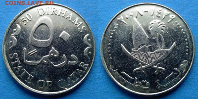 Катар - 50 дирхамов 2008 года (Магнетик) до 3.12 - Катар 50 дирхамов, 2008