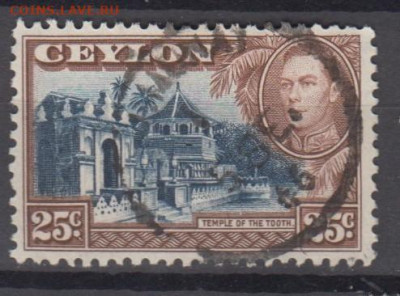 Колонии Цейлон 1938 25ц до 01 12 - 705