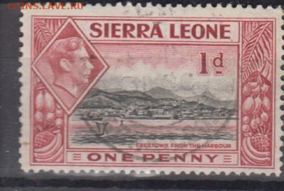 Колонии Сьерра Леоне 1938 1м 1д до 01 12 - 720