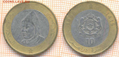 Марокко 10 дирхамов 1995 г., до 4.12.2019 г. 22.00 по Москве - Марокко 10 дирхамов 1995  7488