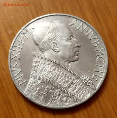 Ватикан 10 лир 1950 до 22-00 03.12 - IMAG4597~2