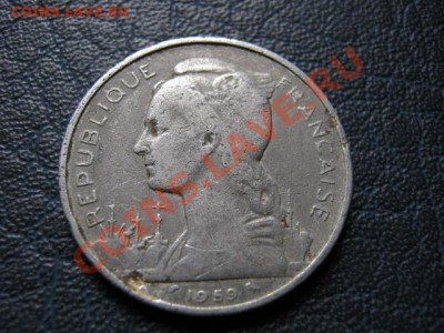 Сомали Французское 5 франков 1959  до 08.08 в 21.00 М - IMG_0164