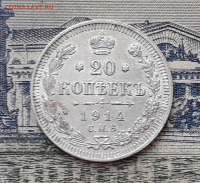 20 копеек 1914 до 02-12-2019 до 22-00 по Москве - 20 914 Р