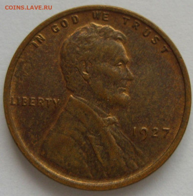 1 цент США 1927. - 1 цент США 1927 - 2
