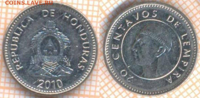 Гондурас 20 сентаво 2010 г. , до 5.12.2019 г. 22.00 по Москв - Гондурас 20 сентаво 2010  7518