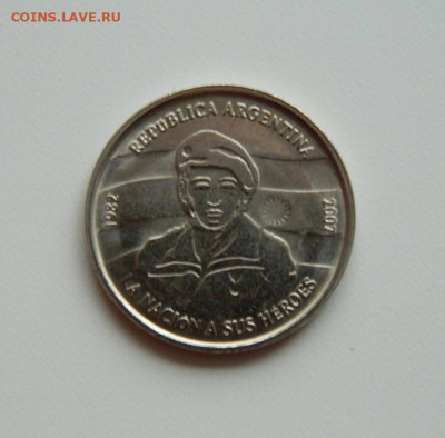 Аргентина 2 песо 2007 г. (Юбилейная). до 05.12.19 - DSCN9874.JPG