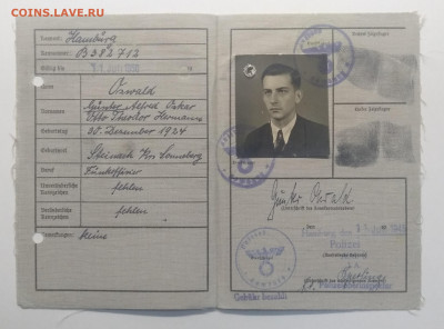 Паспорт Германии выданный 11 июня 1945 г.до 6.01. в 22.00 м - IMG_20191201_110701
