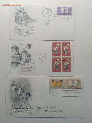 Почтовые конверты первого дня (3 шт.)США1960,1965 и 1977 г.г - IMG_20191201_110334