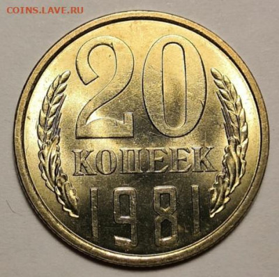 20 копеек 1981 года UNC 04.12.19 года в 22:00 по МСК. - IMG_20191201_145042