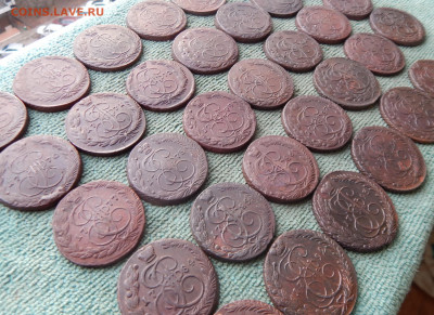 Погодовка пятаков Екатерины 2 1763-1796 ЕМ, цена фикс - pog2-2
