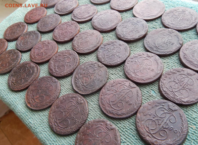 Погодовка пятаков Екатерины 2 1763-1796 ЕМ, цена фикс - pog2-3