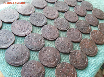 Погодовка пятаков Екатерины 2 1763-1796 ЕМ, цена фикс - pog2-5