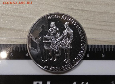 50 пенсов 1992 года  Фолклендские острова Фикс. - 41