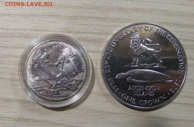 Остров Вознесения -1 крона 1978 год	Фикс - 42