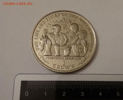 остров Мэн - 1 крона 1999 год   Фикс - 10