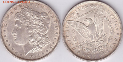 Доллары Моргана США 1984-О, 1985-О, 1921. Оценка - 1884-scan