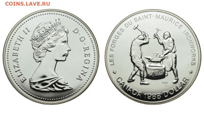 Канада. 1 доллар 1988 г. Кузнецы. До 04.12.19. - DSH_5326.JPG