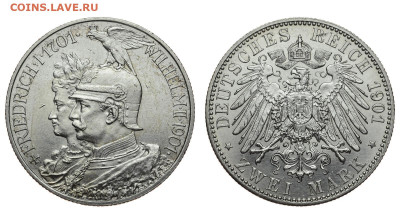Пруссия. 2 марки 1901 г. Династия. До 04.12.19. - DSH_5388.JPG
