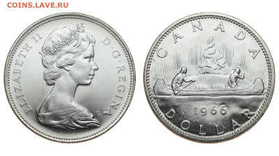Канада. 1 доллар 1966 г. Каноэ. До 04.12.19. - DSH_5397.JPG