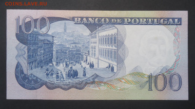 ПОРТУГАЛИЯ 100 ЭСКУДО 1965 UNC - DSC07152.JPG