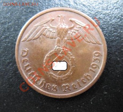 Третий рейх, 1939 г, 2 пф, до 09.08 в 21-00 мск - 39 2 пф