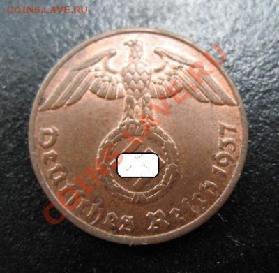 Третий рейх, 1937 г, 1 пф, до 09.08 в 21-00 мск - 37 1 пф
