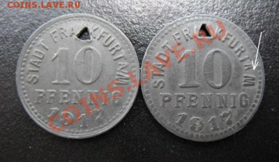 Нотгельды. разные страны и типы. - фр м 1917