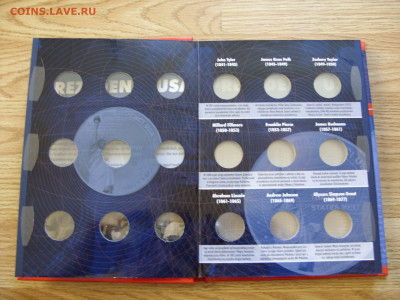 Альбом под доллары президенты США. Пр-во Польша. - Альбом доллары США - 3
