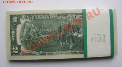 $2 США 1976 г. из Пачки ПРЕСС - US 2 Dollar 1976 bundle.JPG