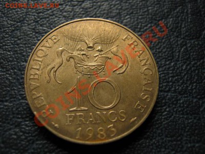 Франция 10 франков 1983 Воздушный шар  до 09.08 в 21.00 М - IMG_0155